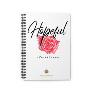 "Hopeful" Spiral Notebook - Ruled Line