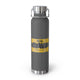 Black/Mustard "R.A.W." Vacuum Insulated Bottle, 22oz