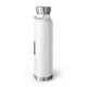 White "Positive on Purpose" Vacuum Insulated Bottle, 22oz