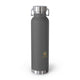 Black/Mustard "R.A.W." Vacuum Insulated Bottle, 22oz