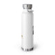 White "Positive on Purpose" Vacuum Insulated Bottle, 22oz