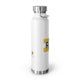 Black/Mustard "R.A.W." Vacuum Insulated Bottle, 22oz