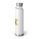 Black/Mustard "R.A.W." Vacuum Insulated Bottle, 22oz