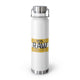 Black/Mustard "R.A.W." Vacuum Insulated Bottle, 22oz