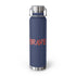 Orange "BRAVE" Vacuum Insulated Bottle, 22oz