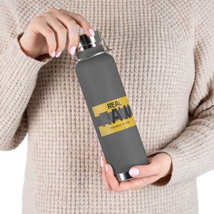 Black/Mustard "R.A.W." Vacuum Insulated Bottle, 22oz