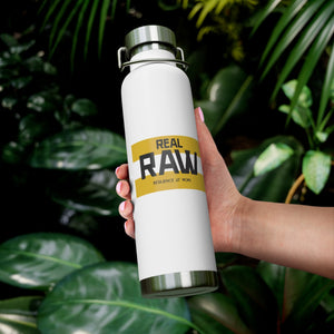 Black/Mustard "R.A.W." Vacuum Insulated Bottle, 22oz