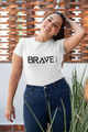 "Brave" T Shirt for Big Kid/Teen/ Adult